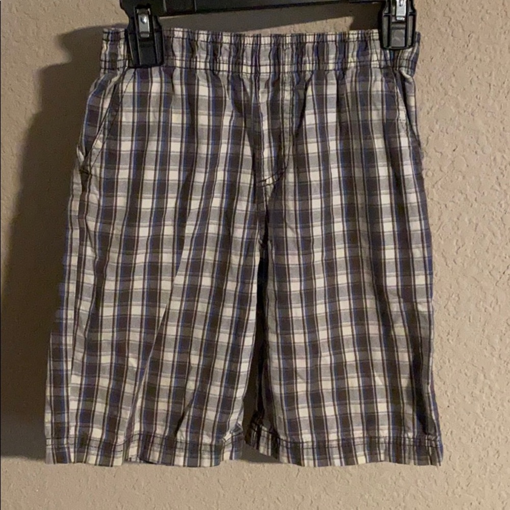 Boys plaid shorts 6